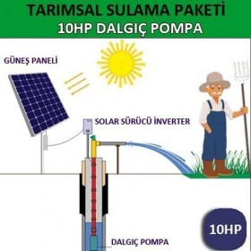 10 HP ( 7,5 KW ) Sulama Sistemi