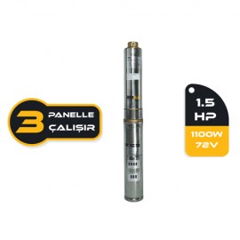 DC pompa 1.5Hp 1100W 72V