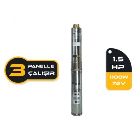DC pompa 1.5Hp 1100W 72V