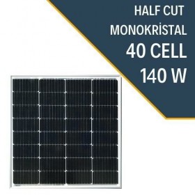 140W HALF CUT GÜNEŞ PANELİ