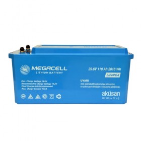 MEGACELL 25.6 V 110 AH Lityum / LifePo4