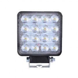 Off Road Sis Farı 16 Led Kare Çalışma Lambası