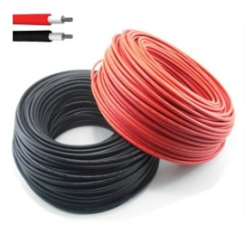Solar Kablo 6 mm Siyah & Kırmızı (1m)